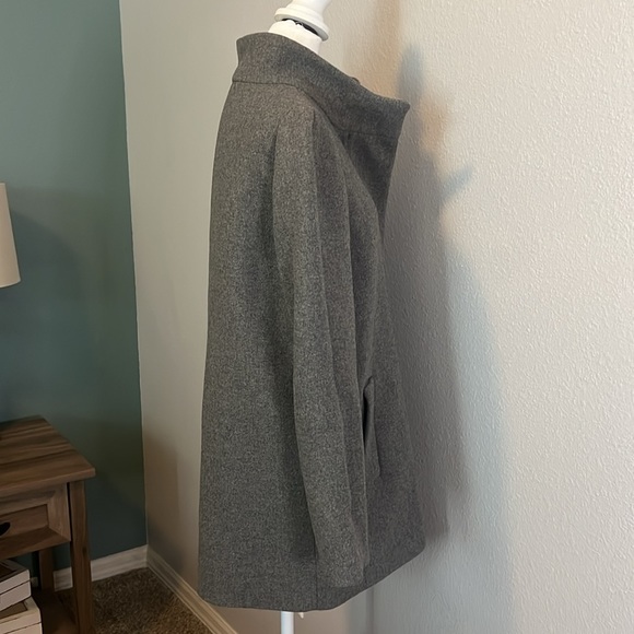 JCrew Factory Mercantile City Wool Coat Grey Size 4 - Picture 4 of 16